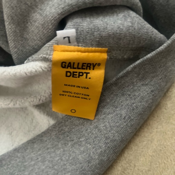 GALLERY DEPT Gray Painter Logo Hoodie - Picture 4 of 10